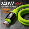 NONE Cavo Dati in Silicone Liquido Spesso 2M 240W, Ricarica Rapida Intelligente ad Alta Potenza, Cavo USB Type-C per Ricarica Veloce di Telefoni Cellulari