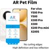 NONE 2PCS Pellicola antiriflesso AR per VIVO Y500 Pro, protezione dello schermo migliorata, pellicola HD AR Pet per X300 Pro X200 Pro mini X200S