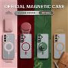 BETYFATE Custodia Magnetica Ufficiale per Samsung Galaxy S26 S24 S23 FE S22 Plus S25 Ultra, Cover Protettiva Trasparente per Ricarica Wireless Magsafe