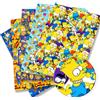 THE SIMPSONS Tessuto Stampato Cartone Animato I SIMPSONI in Poliestere/100% Cotone/Raso 140x50CM per Patchwork, Cucito, Bambole e Tende 972