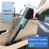 NONE Aspirapolvere wireless da 1 pezzo, doppio uso per casa e auto, aspirapolvere potente da 120 W, colore nero