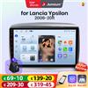 Junsun Autoradio Android Auto Junsun per Lancia Ypsilon 2006 2007 2008 2009-2011 Multimedia Wireless CarPlay SWC GPS Navi RDS DSP FM