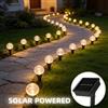 NONE Luci Solari a Sfera con 20/30 LED, Impermeabili, per Giardino, Patio e Illuminazione Decorativa Esterna