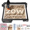 Atomstack maker Atomstack A20 PRO V2 Stampante Laser 3D e Incisore 20W, Area di Incisione 400*365mm, Alta Precisione per Taglio Laser su Metallo e Legno