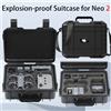 NONE Custodia per DJI NEO 2, Borsa Antiurto, Scatola Impermeabile Portatile, Custodia Rigida di Grande Capacità per Accessori Neo 2