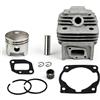 NONE Cilindro da 44 mm e kit pistone per decespugliatore 52CC 44-5, set di ricambio in metallo con anelli e perni