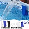 NONE Fontana per piscina a montaggio diretto compatibile con ugelli Bestway o Intex, cascata per piscina facile da installare, adatta per feste in piscina
