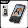 TELESIN Mini Monitor Magnetico con Controllo Zoom per Selfie e Vlog, Compatibile con iPhone e Android, Telecomando Wireless per MagSafe