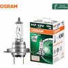 OSRAM LONG LIFE H7 Lampada Alogena per Fari Auto Originale PX26d 12V 55W Più Durevole 3200K Bianco Standard Abbaglianti/Anabbaglianti 1/2X