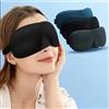 NONE Maschera per Dormire, Mascherina per Occhi, Blocco Luce, Comfort Oculare, Benda Concava, per Uomo e Donna, Uso in Ufficio, Viaggio, Ausilio per la Vista