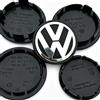 VOLKSWAGEN Coprimozzo 3D per Ruote Auto VW Volkswagen, Set da 4 Pezzi, 55mm 56mm 65mm 70mm, per Modelli 4 5 6 7 Passat B5 B6 B7 Polo Touran CC, Accessori