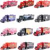 TAKARA TOMY Disney Pixar Cars Movie Lightning McQueen Truck Cargo Trailer Giocattolo da collezione Disney Truck Model Car Regali di compleanno per bambini Giocattoli