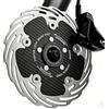 NONE Disco Freno in Fibra di Carbonio CYCLAMI 160/180mm, Rotore Flottante Leggero a Sei Bulloni/Center-Lock per MTB e Bici da Strada, Accessori per Ciclismo