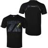 NONE METALLICA - T-shirt in cotone traspirante con stampa ispirata a CHARRED 72, per uso quotidiano e da concerto, top unisex