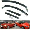 NONE 4 Pezzi Deflettori Parasole Antipioggia per Finestrini Laterali, Protezione Traslucida Color Tè per Opel Vauxhall Corsa F 2019-Up