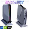 Mini PC da gioco Topton con NVIDIA RTX 4070/4060 8G, Intel i9 13900HX/13900H/12900H/i7 13800H, Windows 11, computer desktop per giocatori, WiFi 6