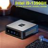 Mini PC da Gaming TOPC, Intel Core i9-13900H/i7-13700H/i5 di 13a Generazione, 2xRAM DDR5, 2xSSD NVMe, 2xLAN, Computer Desktop Compatto per Gaming