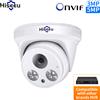 Hiseeu 5MP 3MP POE telecamera di sorveglianza di sicurezza IP H.265 + Dome CCTV ONVIF Audio Record Motion Detection Indoor Home Roof