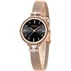 CIVO Orologio Donna Sottile Acciaio Inossidabile Minimalisti Oro Rosa Impermeabile Elegante Classico Orologi Polso Analogici Ragazze da Donna