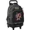 safta K-POP Demon Hunters - ENERGY - Zaino grande con ruote, compatto, rimovibile, ideale per bambini di diverse età, comodo e versatile, resistenza, 33 x 22 x 45 cm