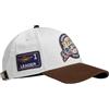 Aeronautica Militare Cappellino HA1248 Color Block Frecce Tricolori da Uomo, con Visiera, Baseball, Bianco-Castagna