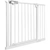 Aufun Griglia di protezione per scale, senza foratura, 95-105 cm, per bambini, con apertura a 2 vie, espandibile con prolunga separata, colore: bianco