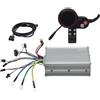 CaFfen Centralina Monopattino Elettrico Scooter elettrico con controller senza spazzole 48V 30A(TF-100 6-Pin)