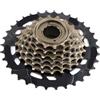 Generico Compatibile con SHIMANO MF‑TZ500 6‑7 velocità ruota libera 14‑34T pignone MTB bici da strada pieghevole(6 Speed 14-28T)