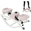 Generic Stepper fitness a dondolo, a basso impatto, portatile, da lato a lato, per esercizi addominali e gambe, per casa, palestra, ufficio, dormitorio, appartamento
