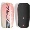 adidas Unisex - Adulto F50 Eu Club Shin Guards Shin_Guard, Solar Turbo/ivory/gold met., M