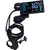 FILFEEL Display LCD a Colori per Scooter Elettrico con Retroilluminazione, Pannello Connettori SM per Monitoraggio della velocità della Batteria e del Chilometraggio - Compatibile con i Controller