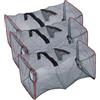 ibasenice Set da 3 Pieghevoli per Aragoste e Granchi 50x20x20 Cm, Nasse da Pesca Compatte e Trasportabili per Gamberetti, Rete da Pesca Portatile per Attività Outdoor Colore Colore Casuale