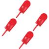 QUILSTM Strumento da golf durevole, forchetta per la pulizia ad accesso rapido progettata per rimuovere detriti di fango, accessorio essenziale per, Colorato, 8x4x2.7 cm