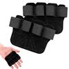 jinminamz Guanti Palestra Uomo, Polsini Palestra, 1 Paio di Guanti Senza Dita per Pesi, Straps Palestra per Manubri Calisthenics Crosstraining Sollevamento Pesi Accessori