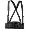 Generic Gilet tattico Molle Chest Rig Porta caricatori Gear Pack Fondina Molle System Uomo Supporto per la vita in nylon(BK)