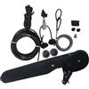 Generico Kit timone da Kayak - Attacco in Nylon Portatile e Resistente | Timone per Kayak da Pesca e Guida delle Imbarcazioni | Uso Canoa, Spiaggia, traina Outdoor, esplorazione, addestramento e