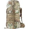 BACKFERRY Zaino tattico da 75 litri con telaio interno, sistema MOLLE e sistema di idratazione per campeggio, caccia, escursioni, escursioni e avventure selvagge, Presso Camo, L