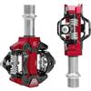 Generico Pedali Bici SPD in Alluminio Ultraleggero - Pedali Impermeabili Antiscivolo con Cuscinetti sigillati for Bici da Strada, BMX e MTB,Componenti(MZ-152 Red)