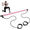 Generico Kit barra per pilates - di allenamento per resistenza elastica, set di aste per scolpire, attrezzatura per allenamento completo del corpo, soluzione fitness di facile montaggio | Home Yoga Pil