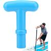 Nuhjytgf Canoa T Impugnatura Pagaia | Ergonomico Antiscivolo Multifunzione - Impugnatura per Remo E Pagaia da Barca - Asta da 23 mm Sport Acquatici Canoa Kayak Barca Dinghy Tavola da Surf Pesca