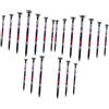 QUILSTM Porta Palline riutilizzabili per Allenamento da Golf Professionale, Confezione da 20, Tee Leggere e Facili da trasportare, con Funzionamento Fluido,