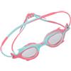 TOYANDONA Occhialini da Nuoto Guarnizione Morbida in Silicone con Design Cartoon Coda di Pesce, Lente in Policarbonato Antiappannamento per Piscina