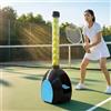 Generic Macchina portatile per palline da tennis, pieghevole, può contenere 18 palline, frequenza regolabile, telecomando, ricarica di tipo C per pratica e allenamento