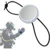 Genérico Specchio da mano per immersioni, con cinghia, specchio impermeabile portatile, accessori per osservazione posteriore delle immersioni, per sport all'aria aperta, immersioni, grotte, sopravvivenza