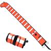 Generic Boa di marcatura per snorkeling, boa di marcatura per subacquei, salsiccia di sicurezza del fumetto riflettente, boe di nylon ad alta visibilità, per immersioni