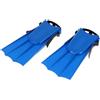 Gatuida Pinne da Nuoto Corte per Adulti in Gomma Blu Design Antiscivolo Concavo-convesso e Lame Flessibili per Allenamento e Piscina