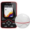 SPYMINNPOO Ecoscandaglio, Sonar Wireless Portatile per Kayak, Rilevatore di profondità con Display a Colori per Barche, Kayak da pesca. (125 kHz F13)