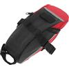 Didiseaon Borsa per Biciclette Posteriore in Velluto di Nylon Rossa, Borsa per Sedile Bici Versatile Grande capacità per Accesso Comodo Durante la Pedalata
