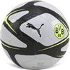 PUMA Pallone da Calcio Borussia Dortmund Culture 5, Silver Mist Black Gray