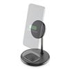 Cellularline - Supporto Tavolo Ricarica Wireless Magsf2in1wirk-nero